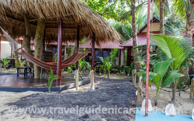 little corn beach and bungalow